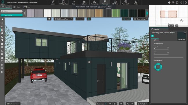 UI Cedreo Material choices