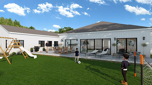 paisaje visual realizado con Cedreo