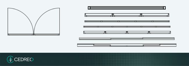 windows floor plan symbols