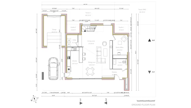 2D floor plan created with Cedreo
