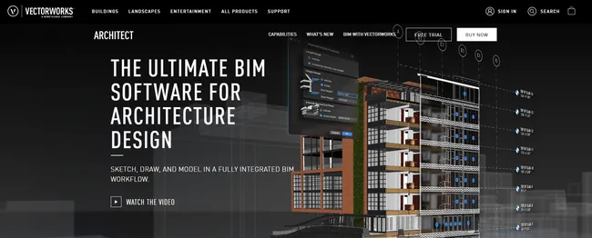 Home page Vectorworks
